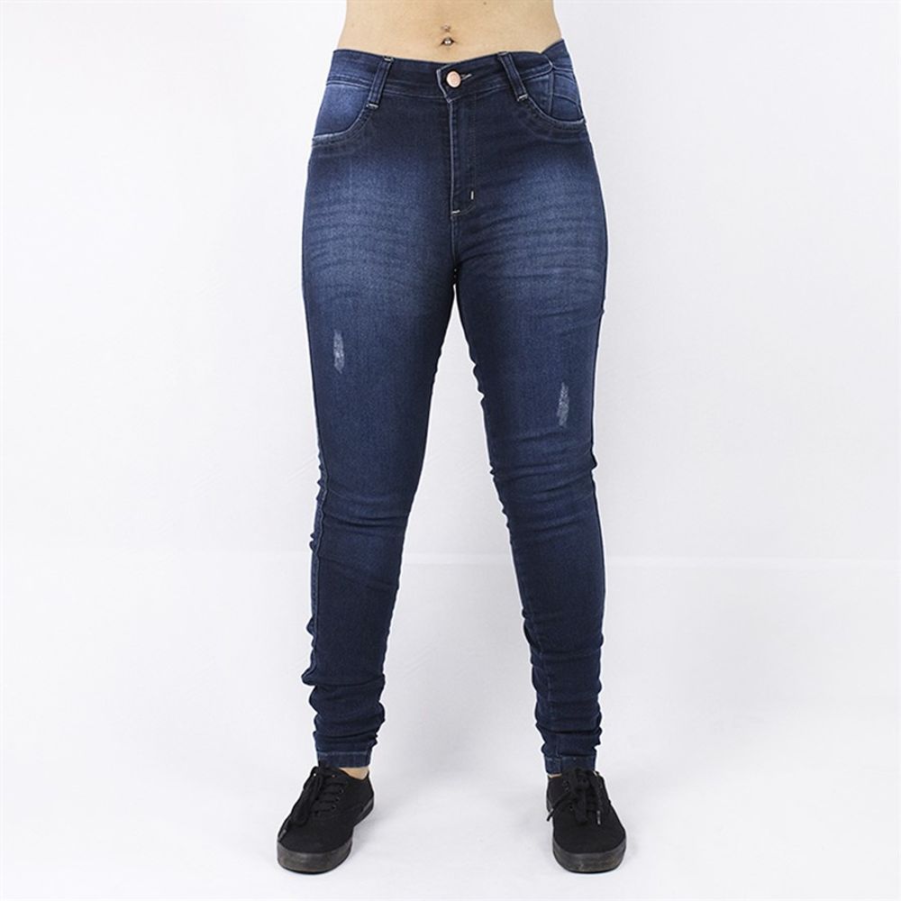 calça jeans feminina azul royal