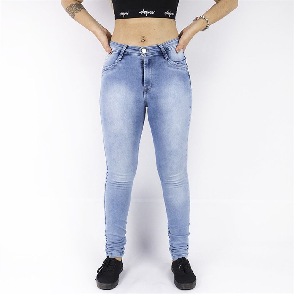 jeans claro feminino