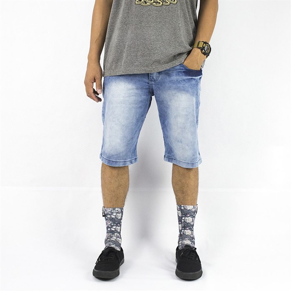 Bermuda Jeans Masculina Anj Anjuss Anjuss Anjuss