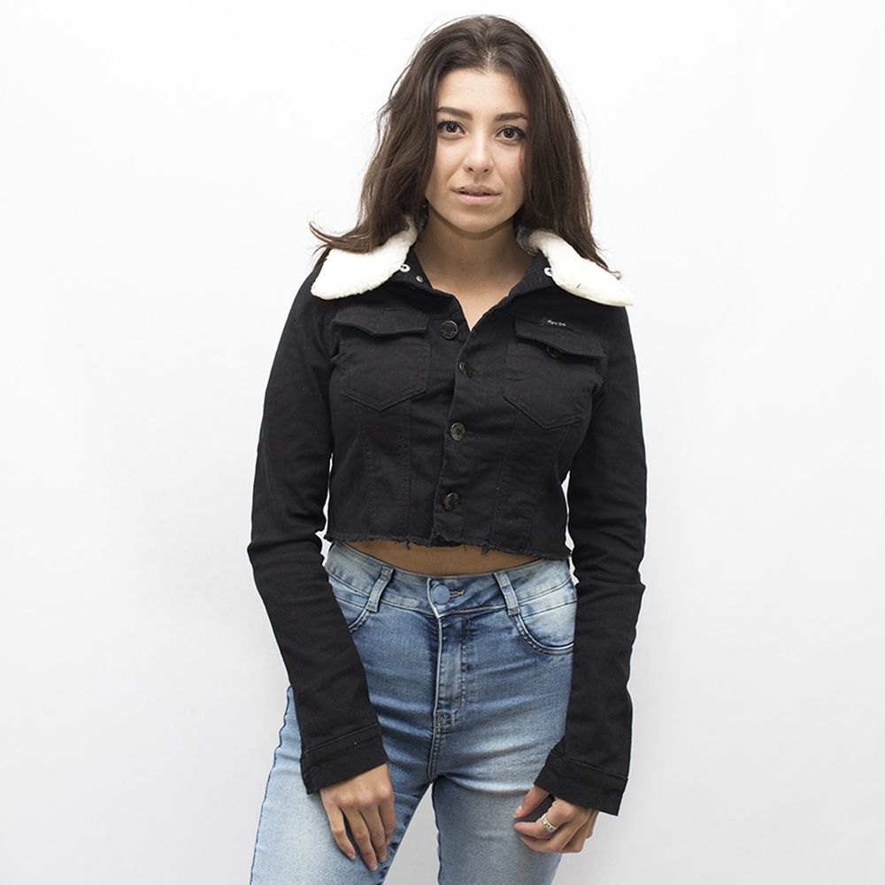 jaqueta jeans aviador