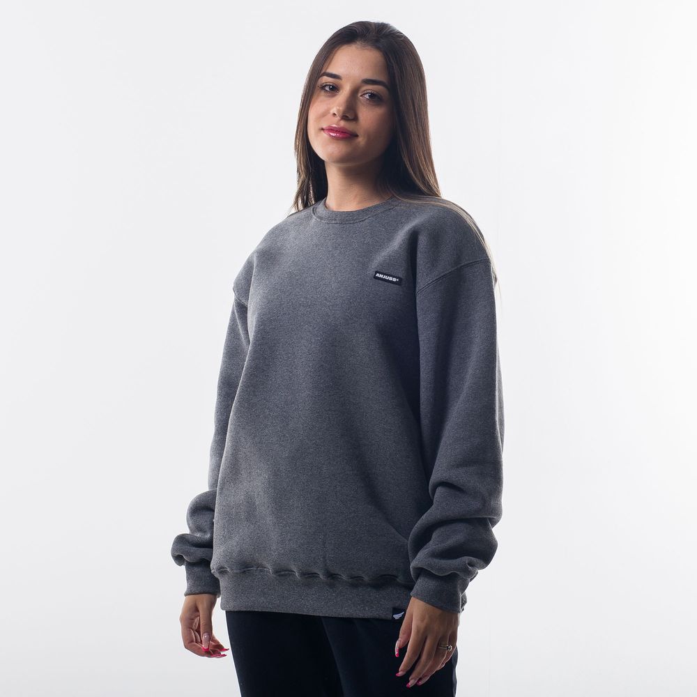 Blusa careca uni anjuss plain Mescla Escuro P