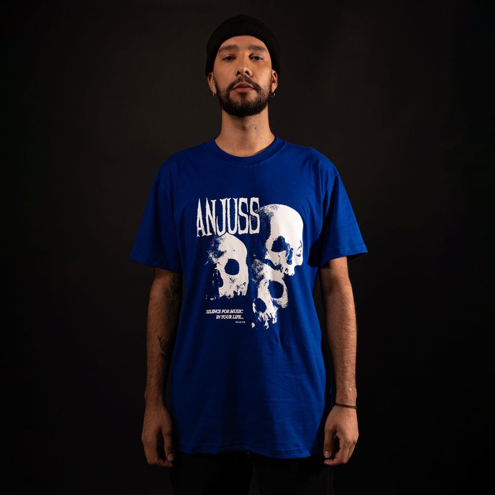 Camiseta over anjuss silence Azul PP