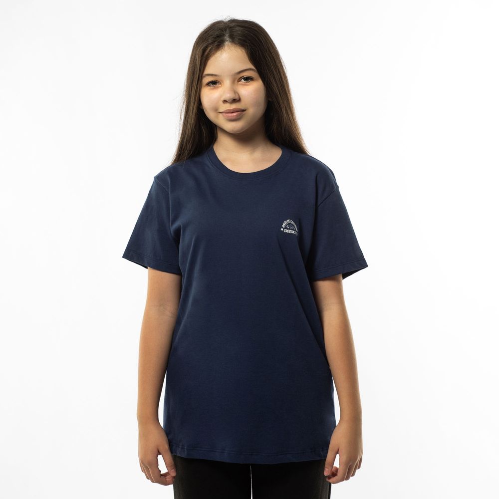 Camiseta juvenil streetculture Azul marinho 12