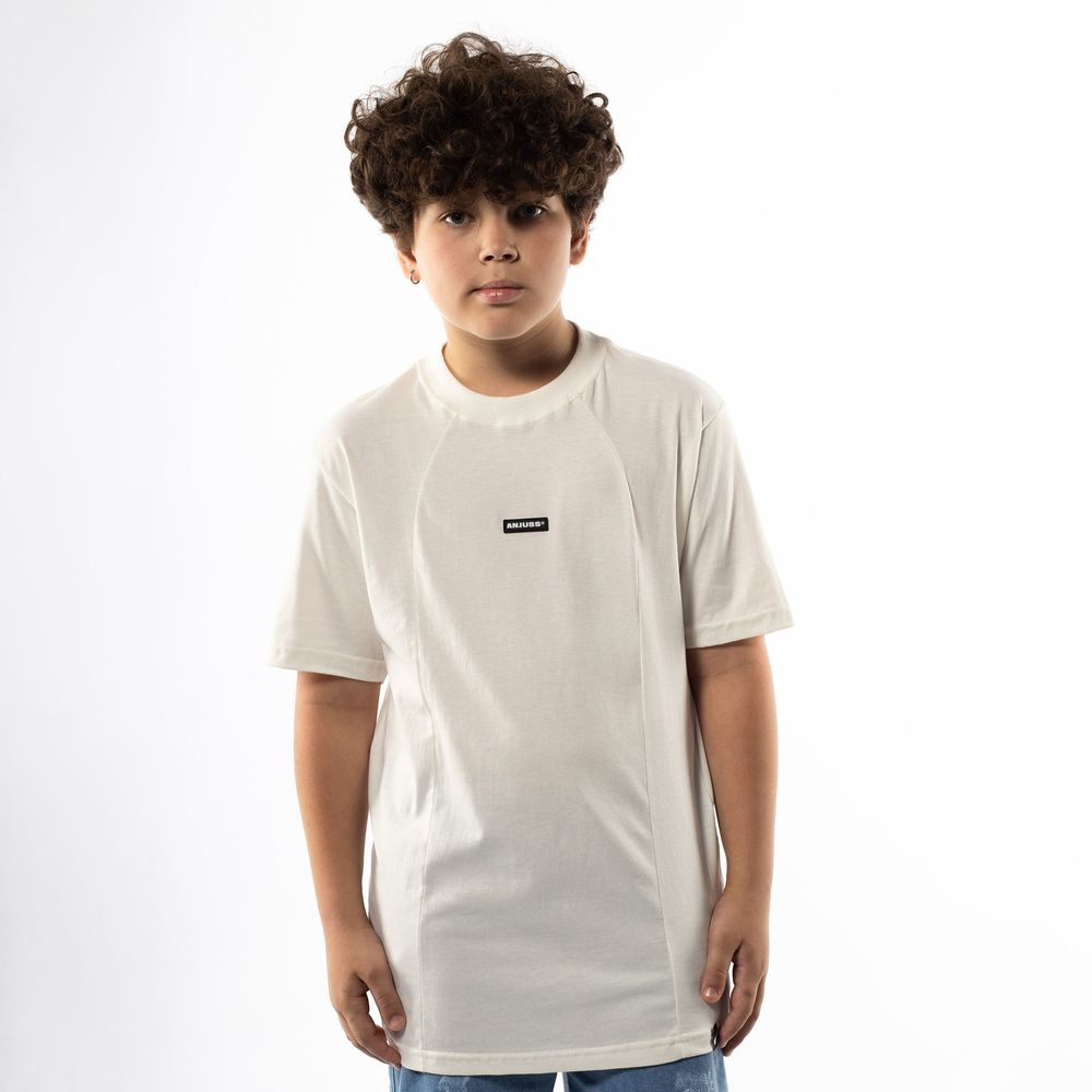 Camiseta juvenil anjuss section Off white 14