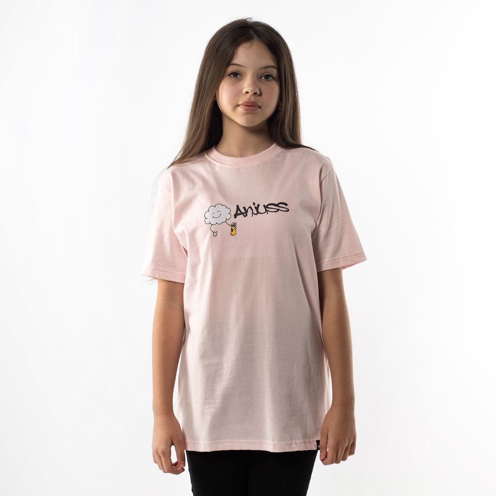 Camiseta juvenil anjuss cloudy Rosa 14