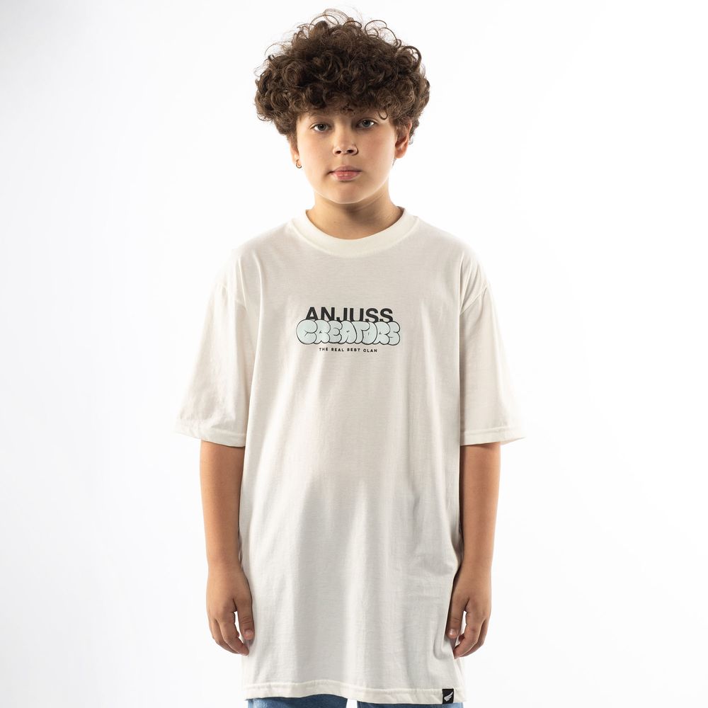 Camiseta juvenil over anjuss stuffed Off white 10
